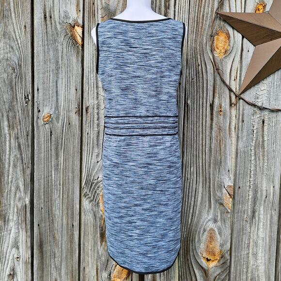 Activewear Dress Athleta Paddle Out Size M Blue Black Space Dye Stretch Tank - Picture 4 of 9
